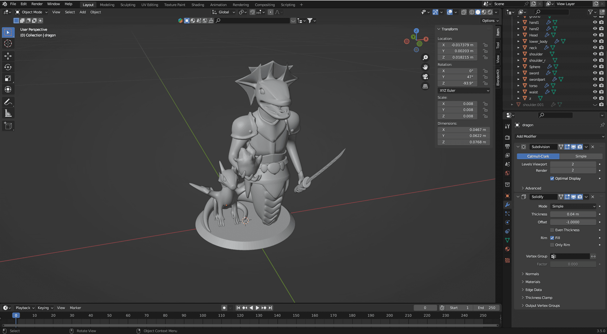 Blender Interface Bild
