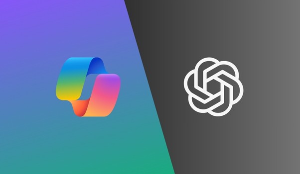 ChatGPT vs Copilot logos