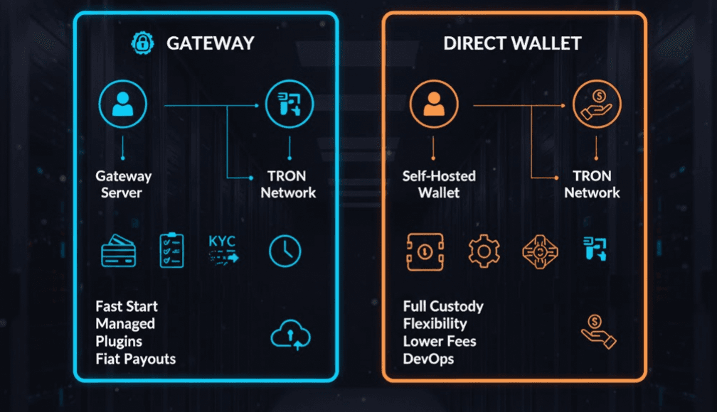 Integration Models: gateway & direct wallet