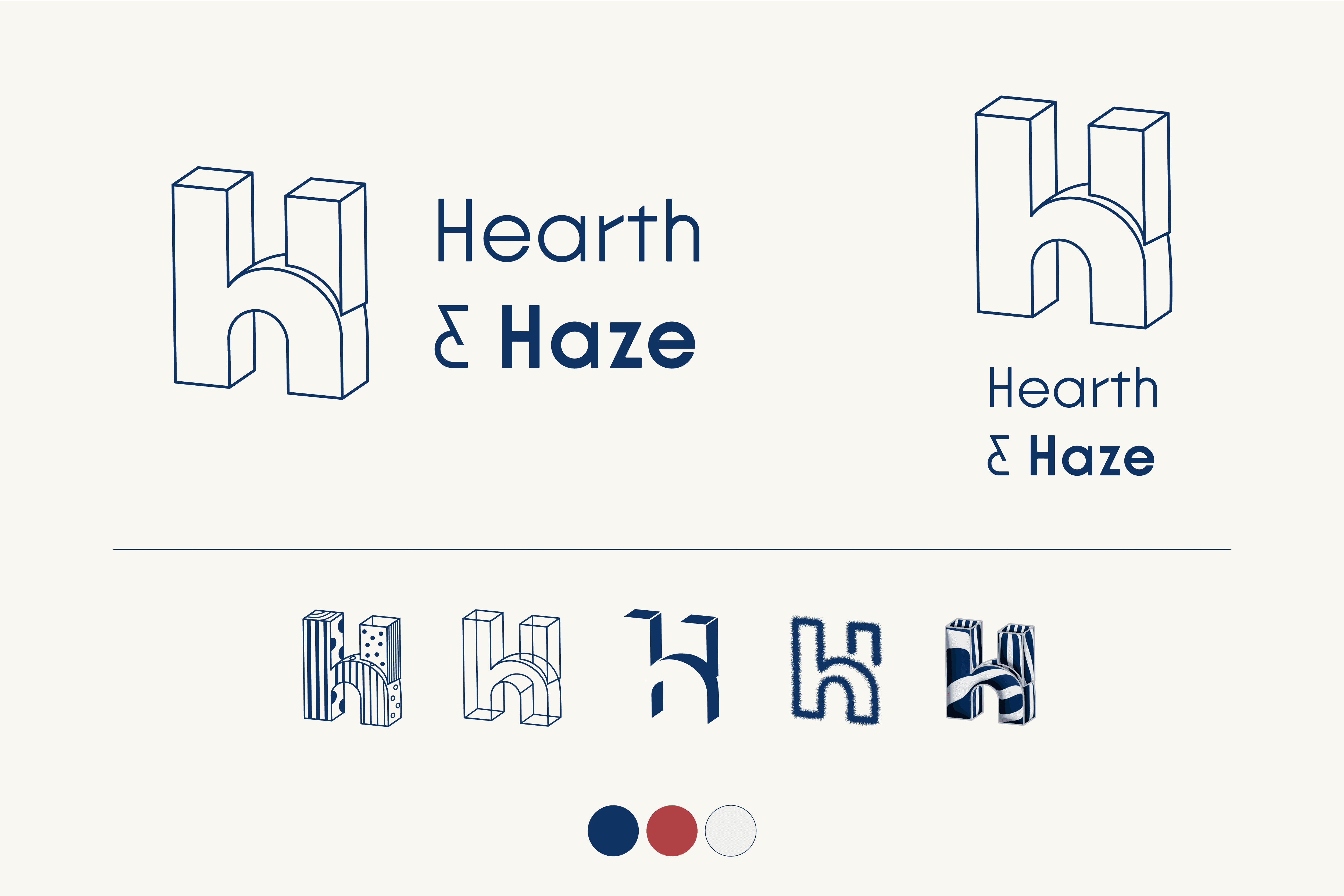 Logo design presentation board