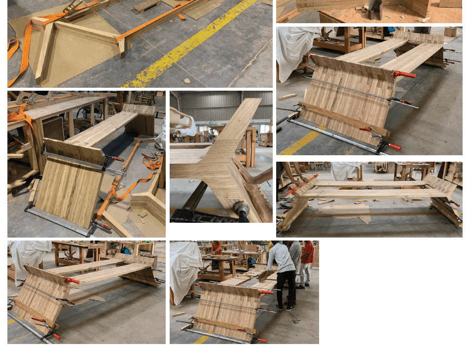 Rekhaa Rekhaa traces the purity of proportion.  A linear console where simplicity becomes sculpture