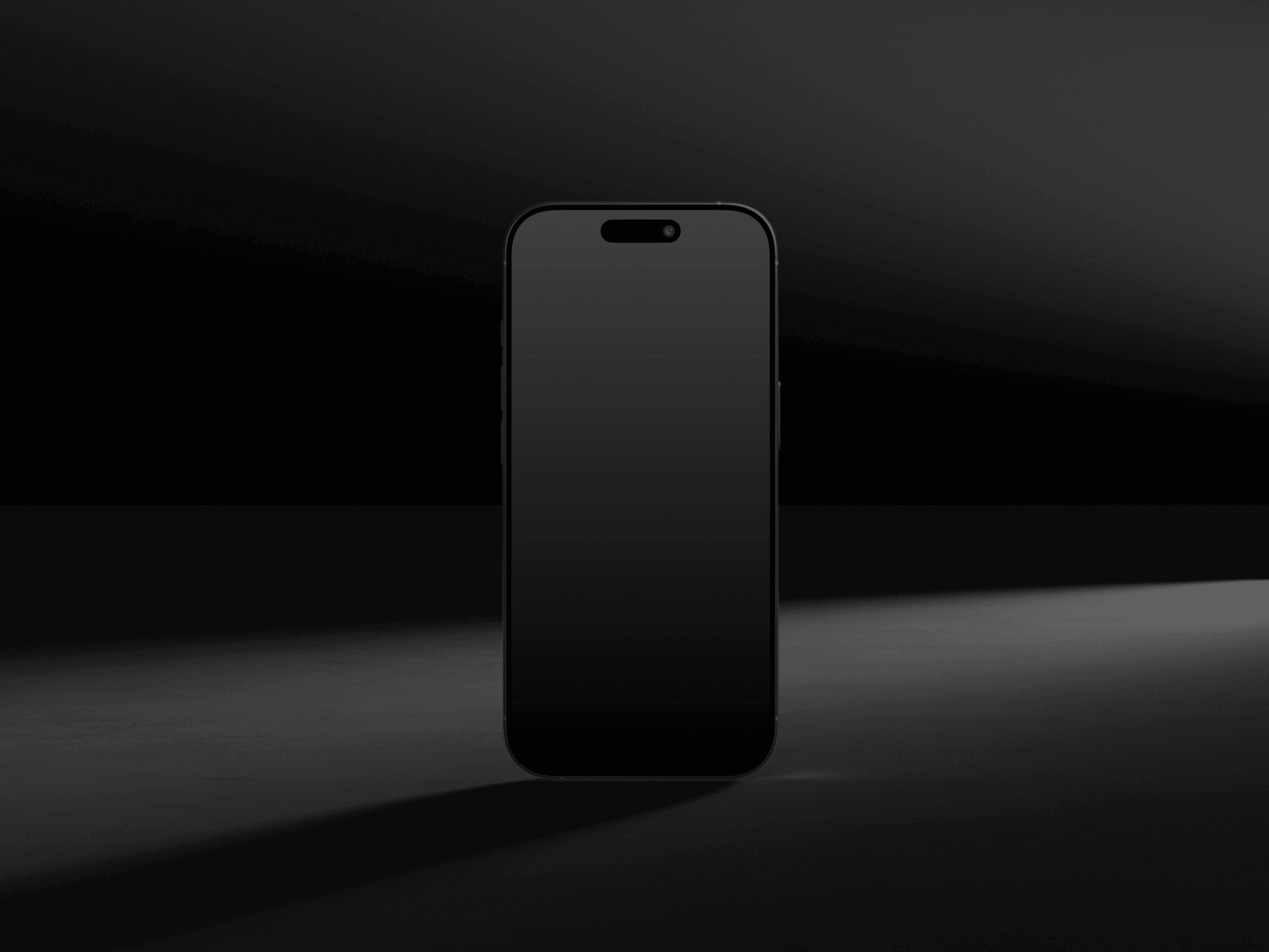 Black cosmetic product bottle against a dark background