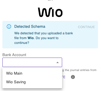 Wio Bank Selector Button