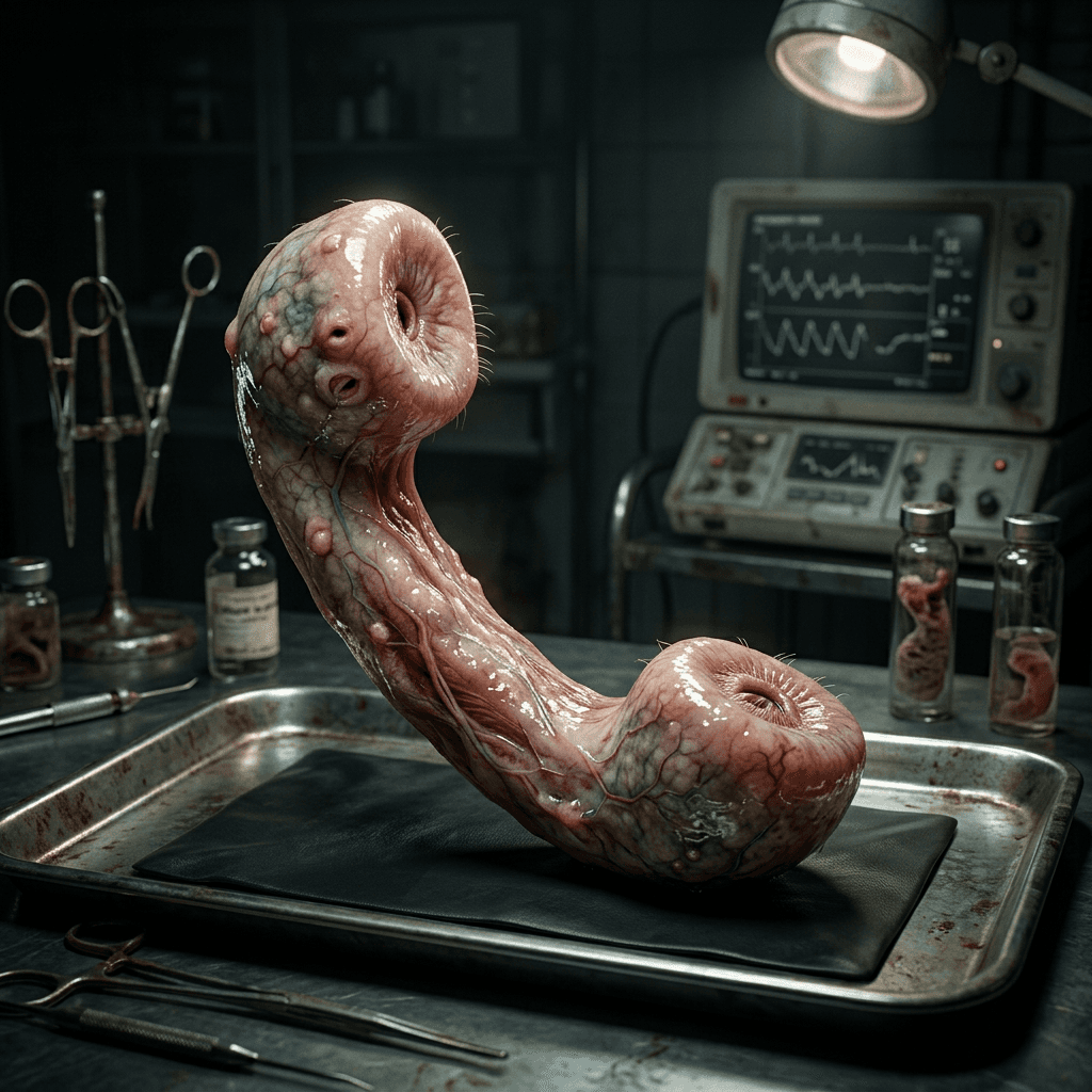 A close-up of a hand wearing multiple decorative rings against a blue background.