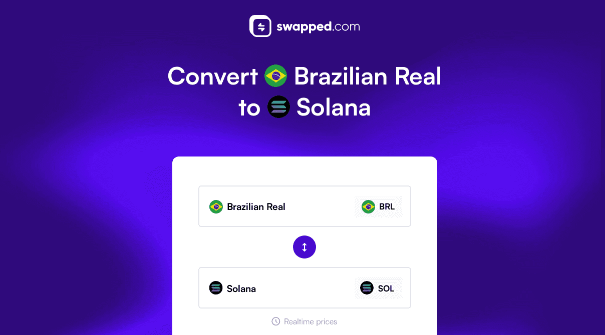 Convert Brazilian Real (BRL) to Solana (SOL)