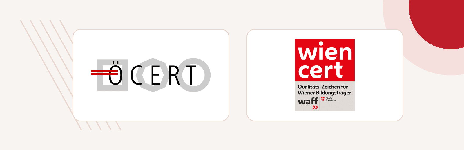 Ö-Cert und Wien-Cert – Qualitätszeichen für das Seminarangebot