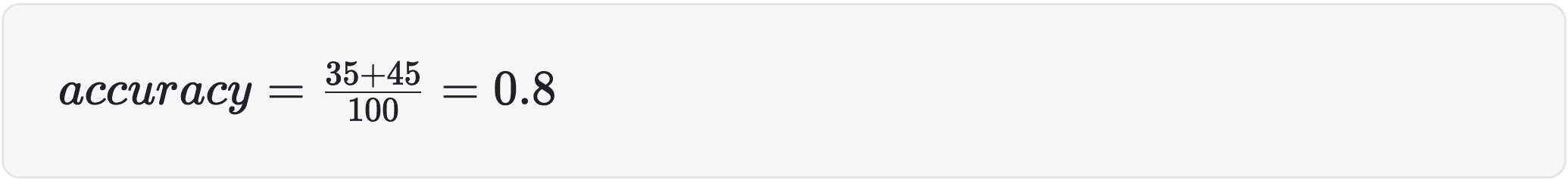 This metric is easy to interpret: annotators correctly determine 80% of reviews.