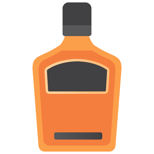 Whisky bottle icon