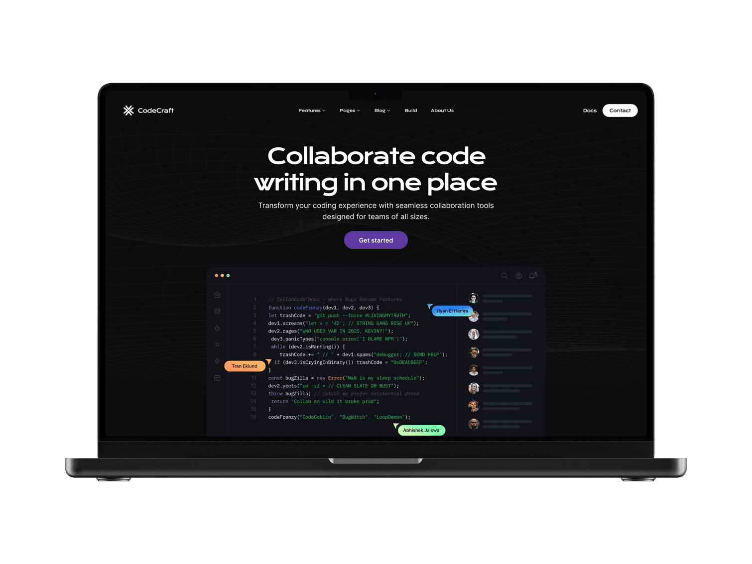 CodeCraft - Macbook Mockup