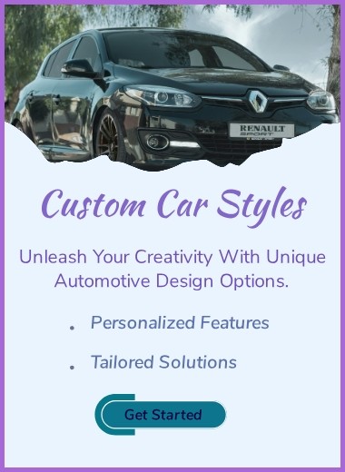 Car styling banner with AI