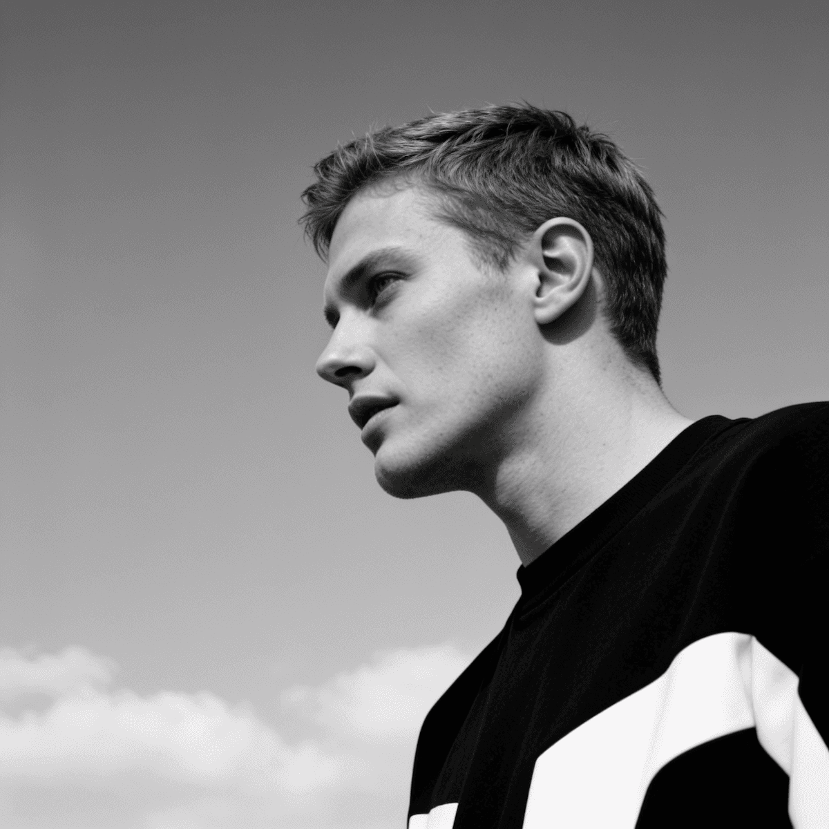Black-and-White Portrait