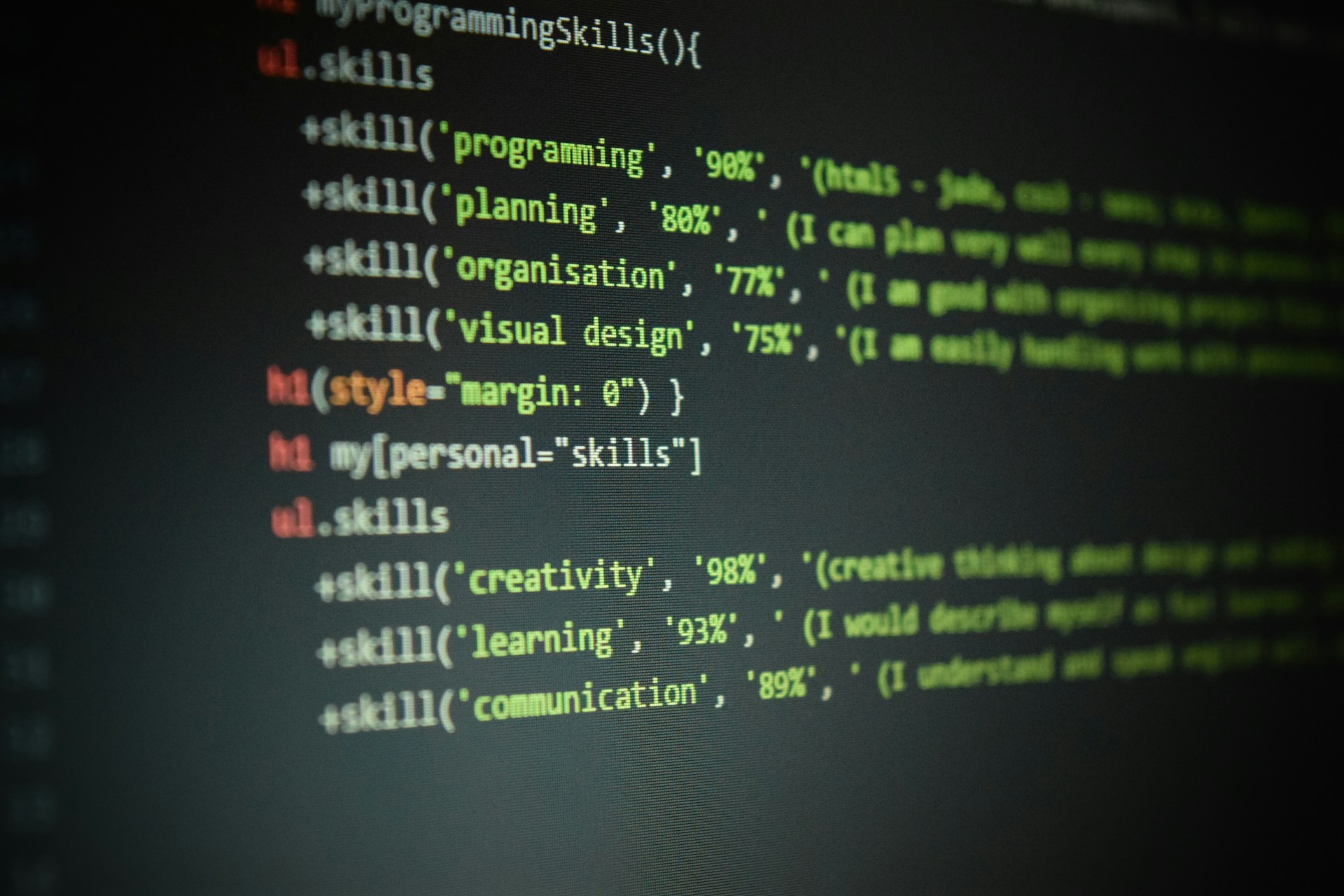 Skill coding
