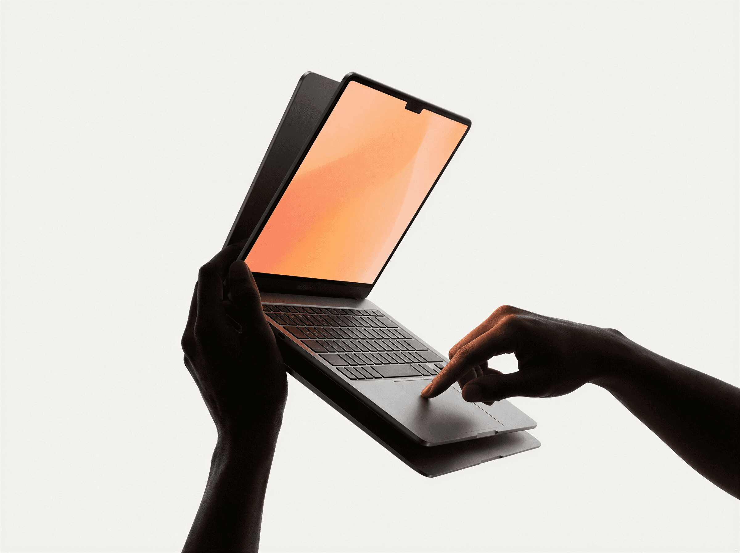 silver iMac turned on inside room