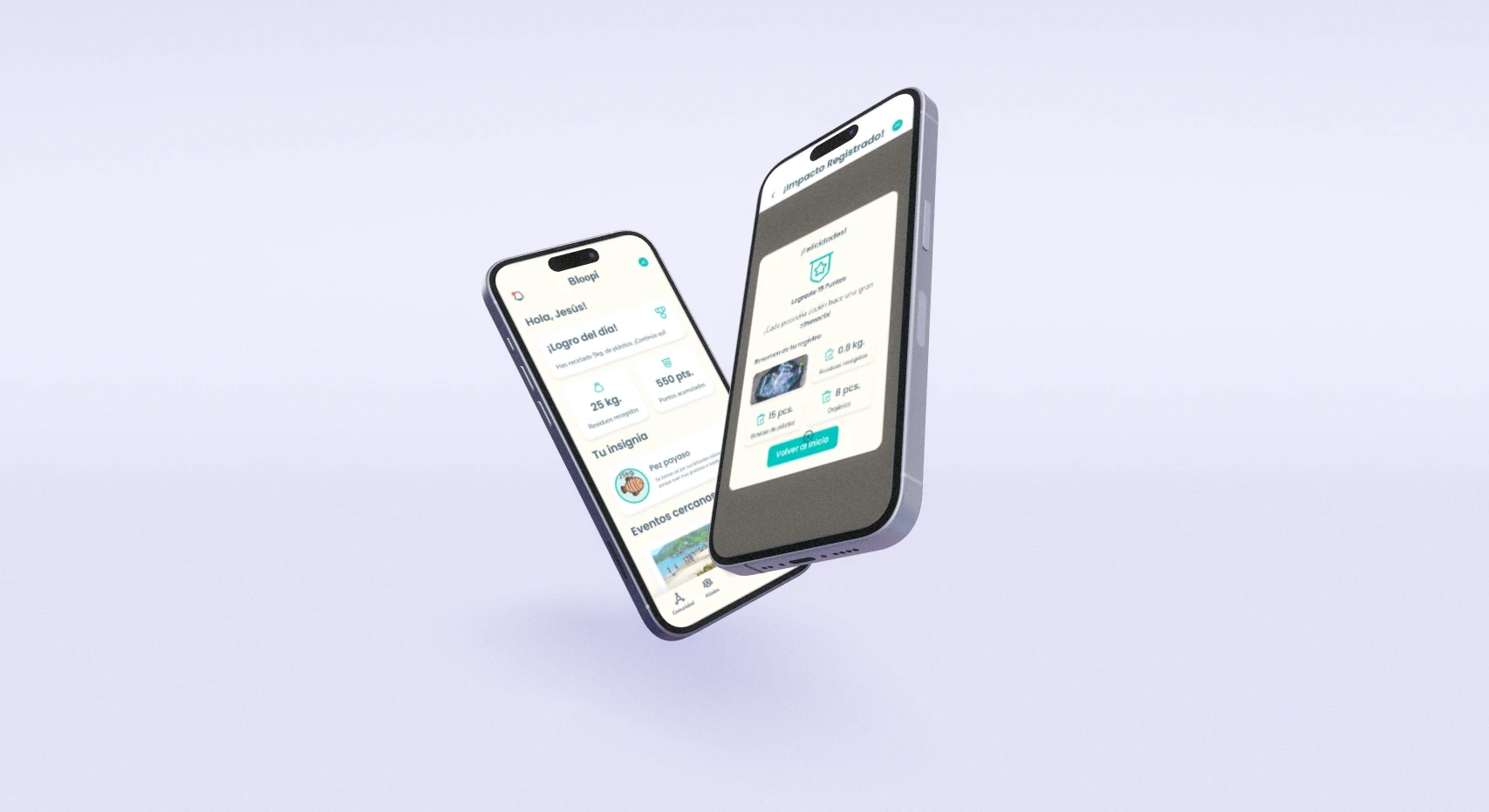 Mockup Bloopi app