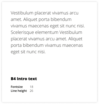 Styleguide Typografie