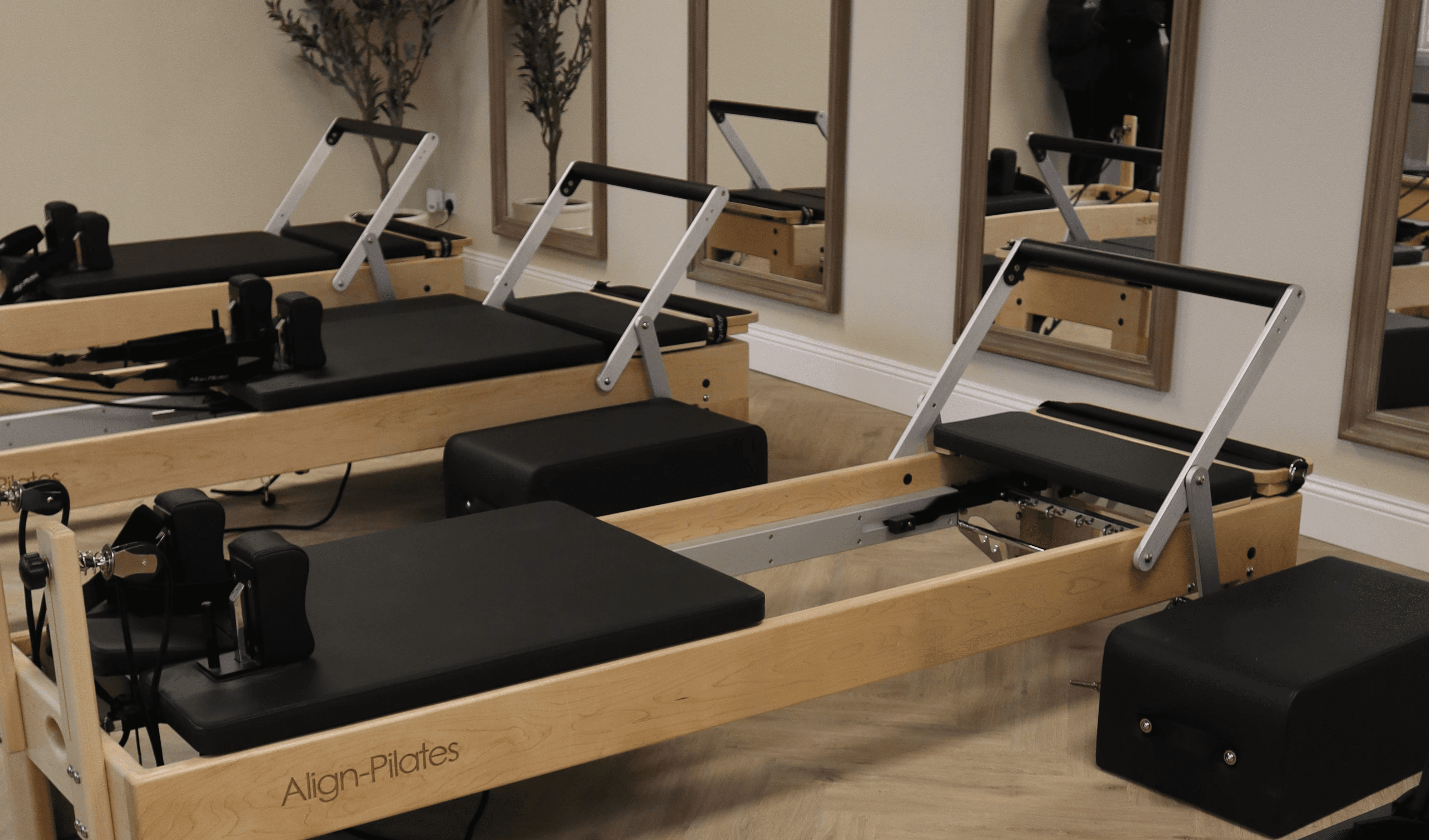 Rise and Reform Pilates logo.