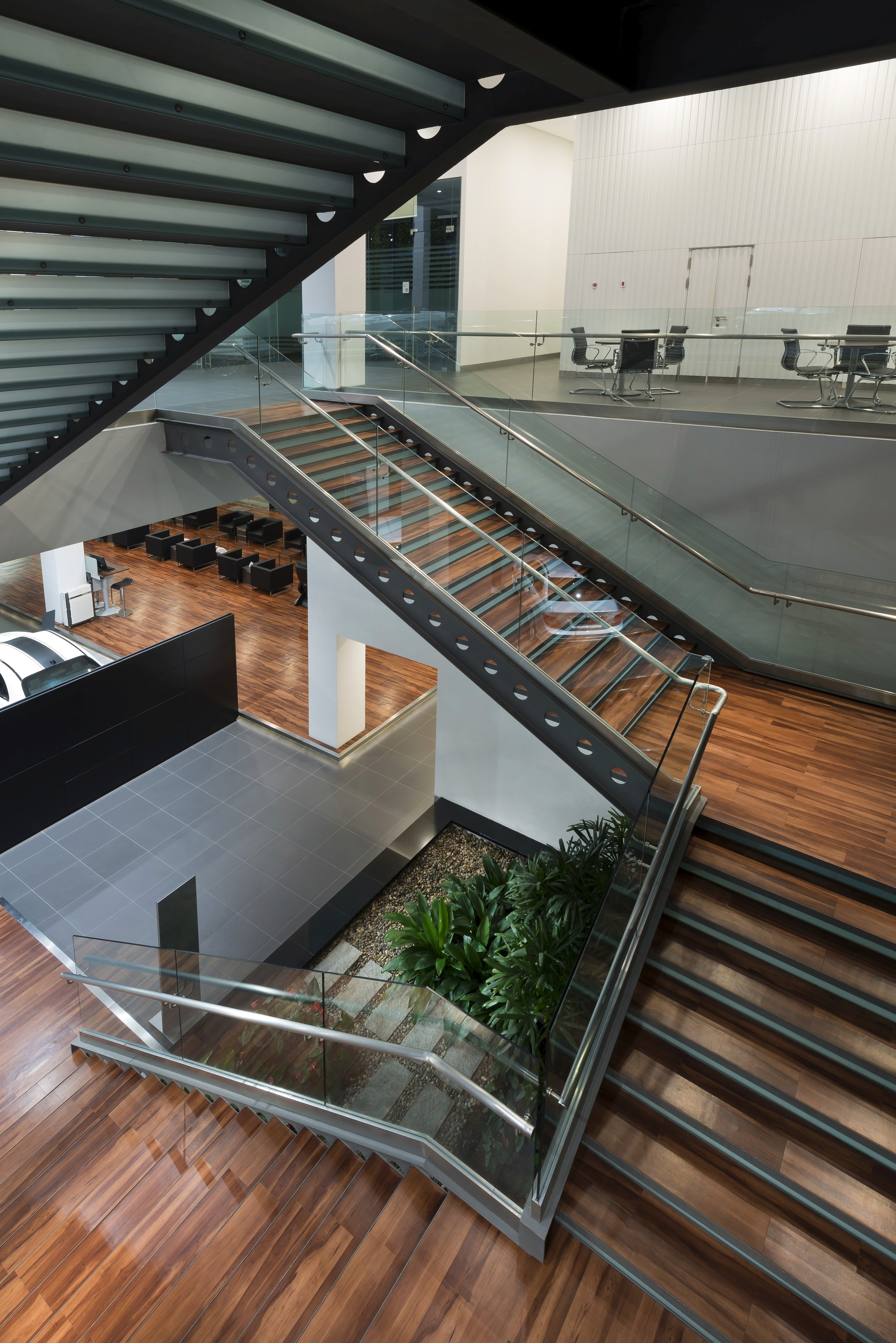 Interior view of Mercedes-Benz 3S Balakong project by Asima Architects