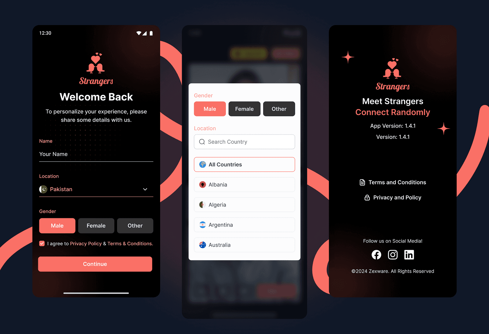 Strangers App - Meet New People