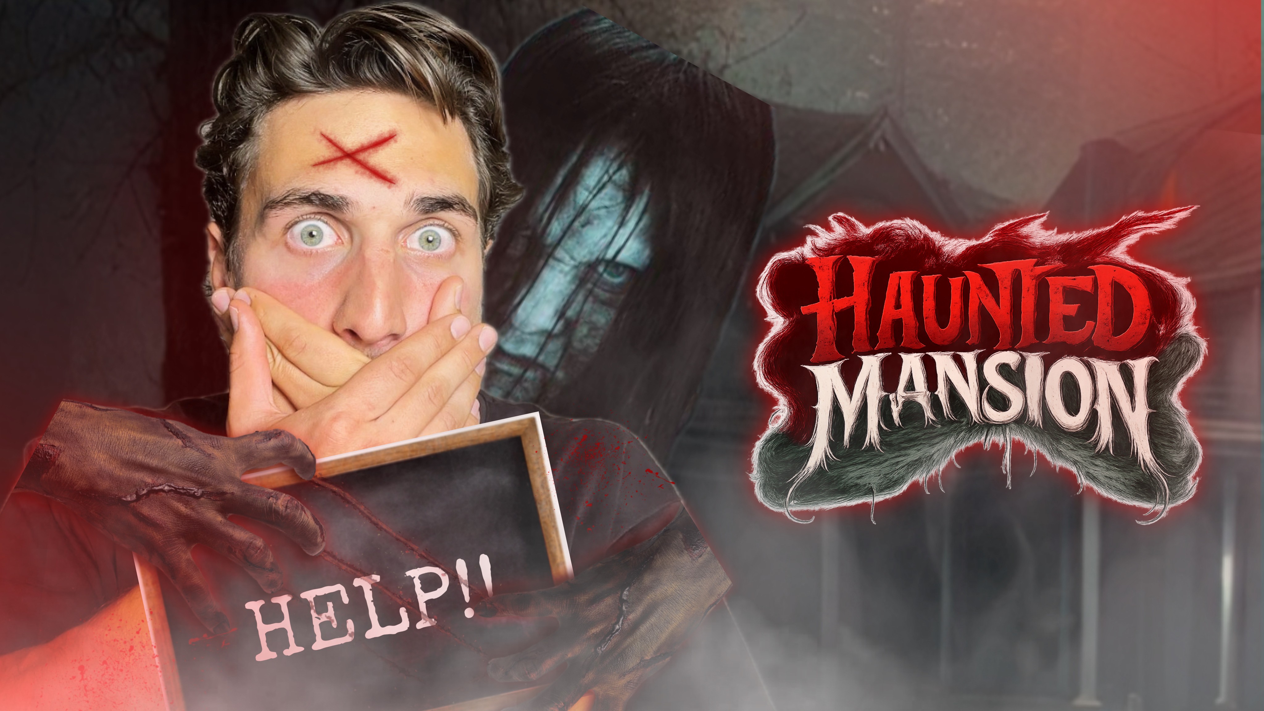 Horror YouTube thumbnail design sample