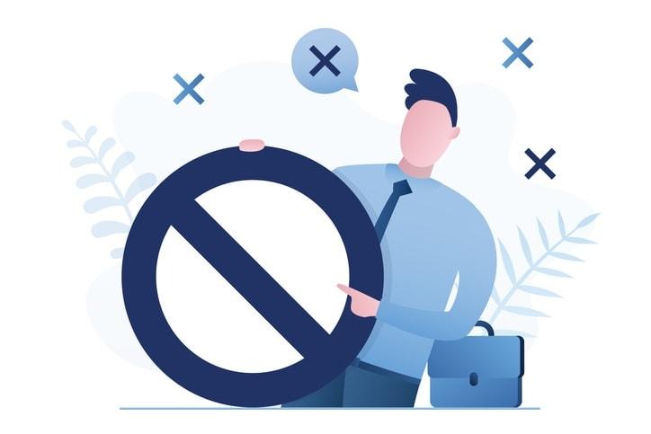 An image illustrating dress code violations in a school setting.