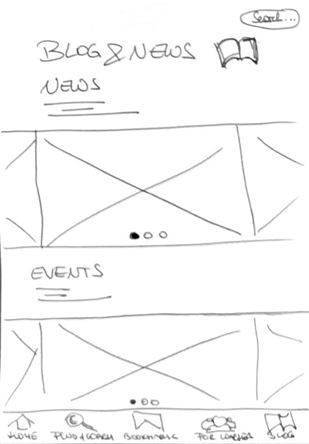 Screen LoFi Paper Prototype