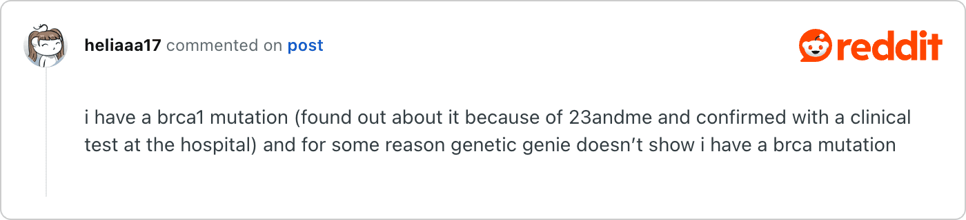 Post on Reddit