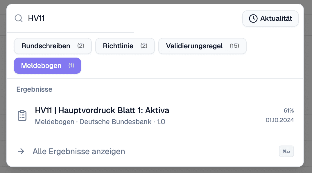 Finden statt suchen