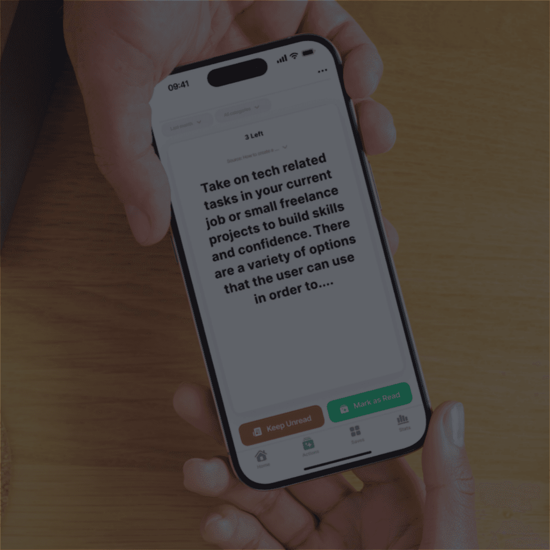 Save content once. Turn it into learning.
