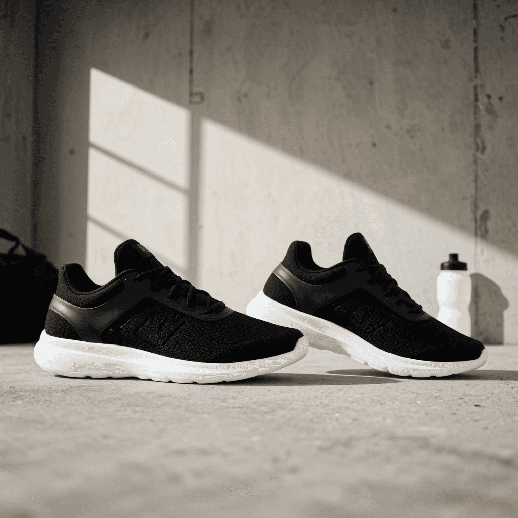 product photography of a pair of athletic shoes
