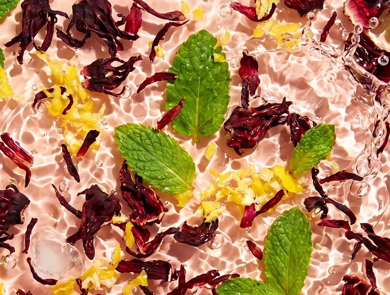 Eistee Hibiskus