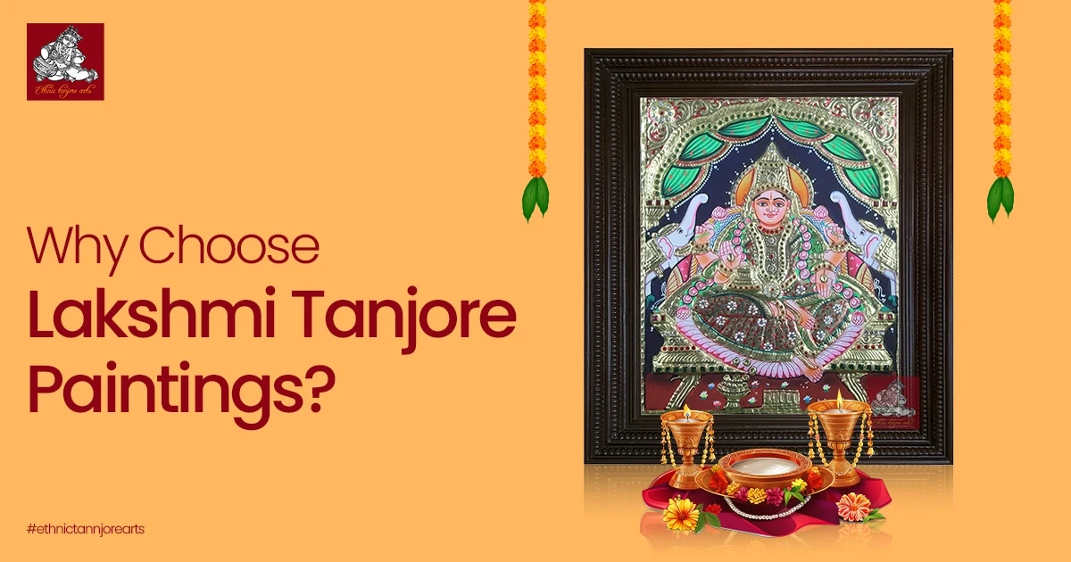 lakshmi tanjore paintings