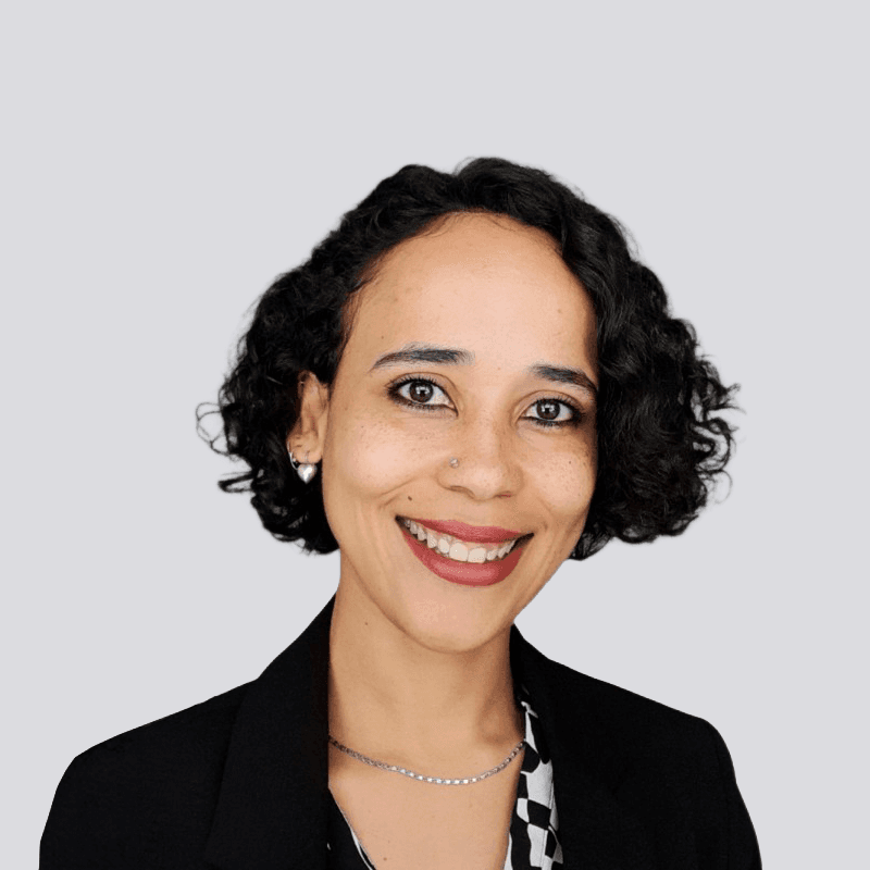 Portrait of EOR In Africa's UK representative, Rebecca Saneka.