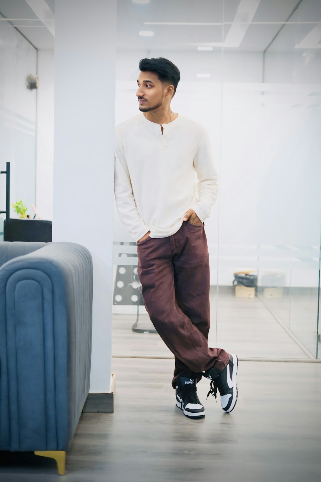 modern office workspace with design thinking