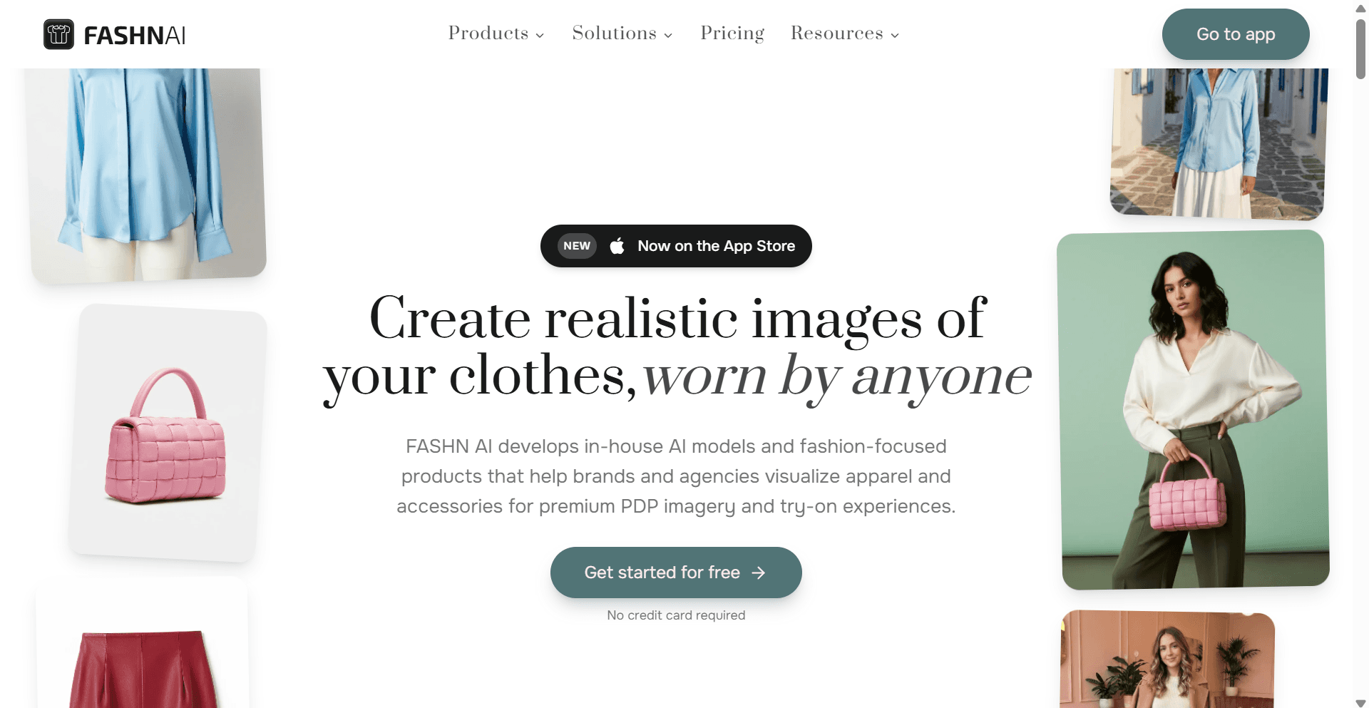 Fashn AI's website