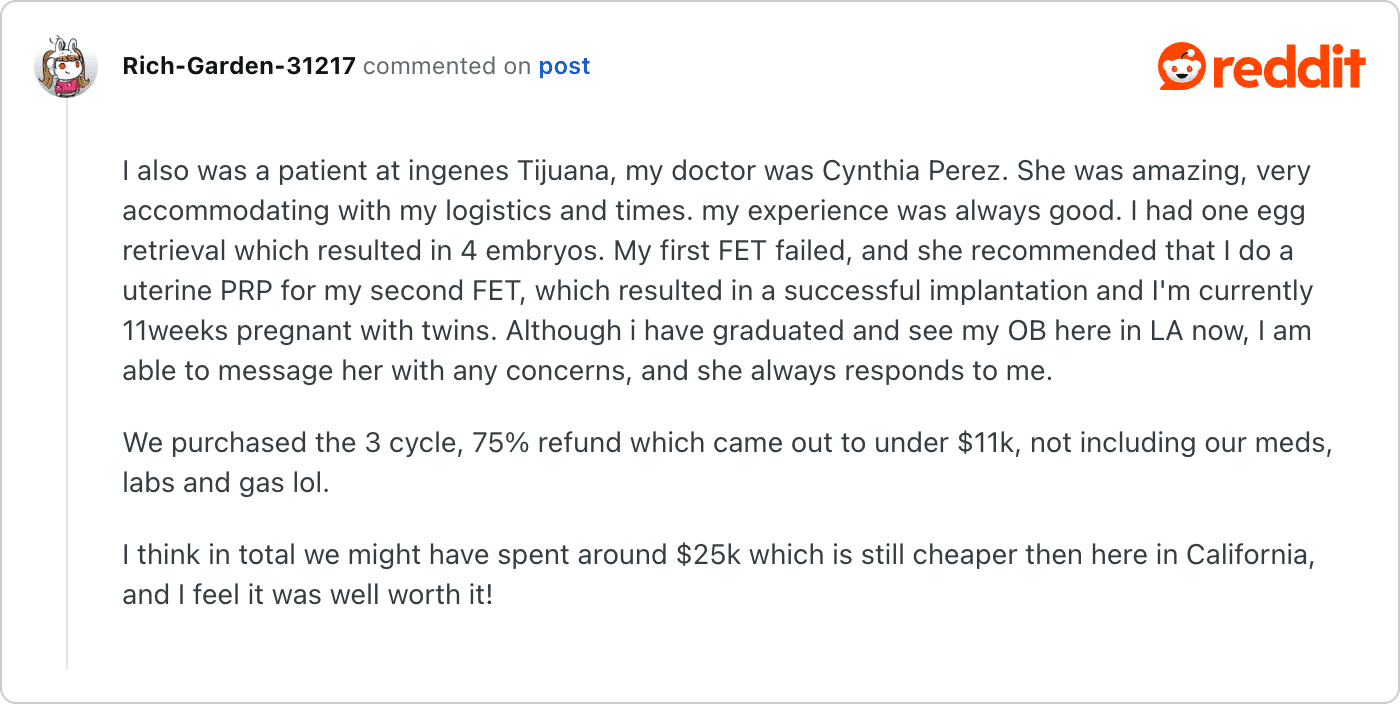 Post on Reddit