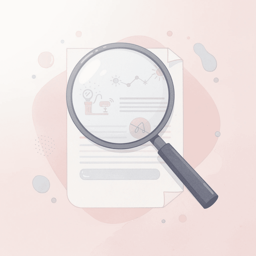 Magnifying glass examining Arabic text representing detailed dialect analysis