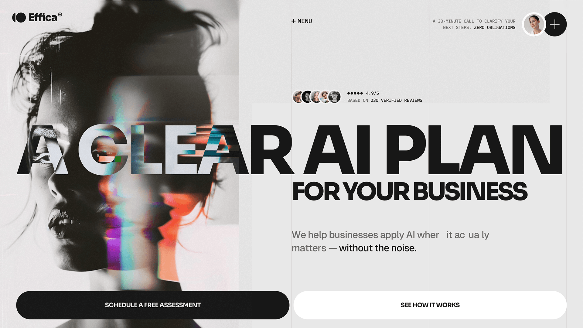 Effica Framer template