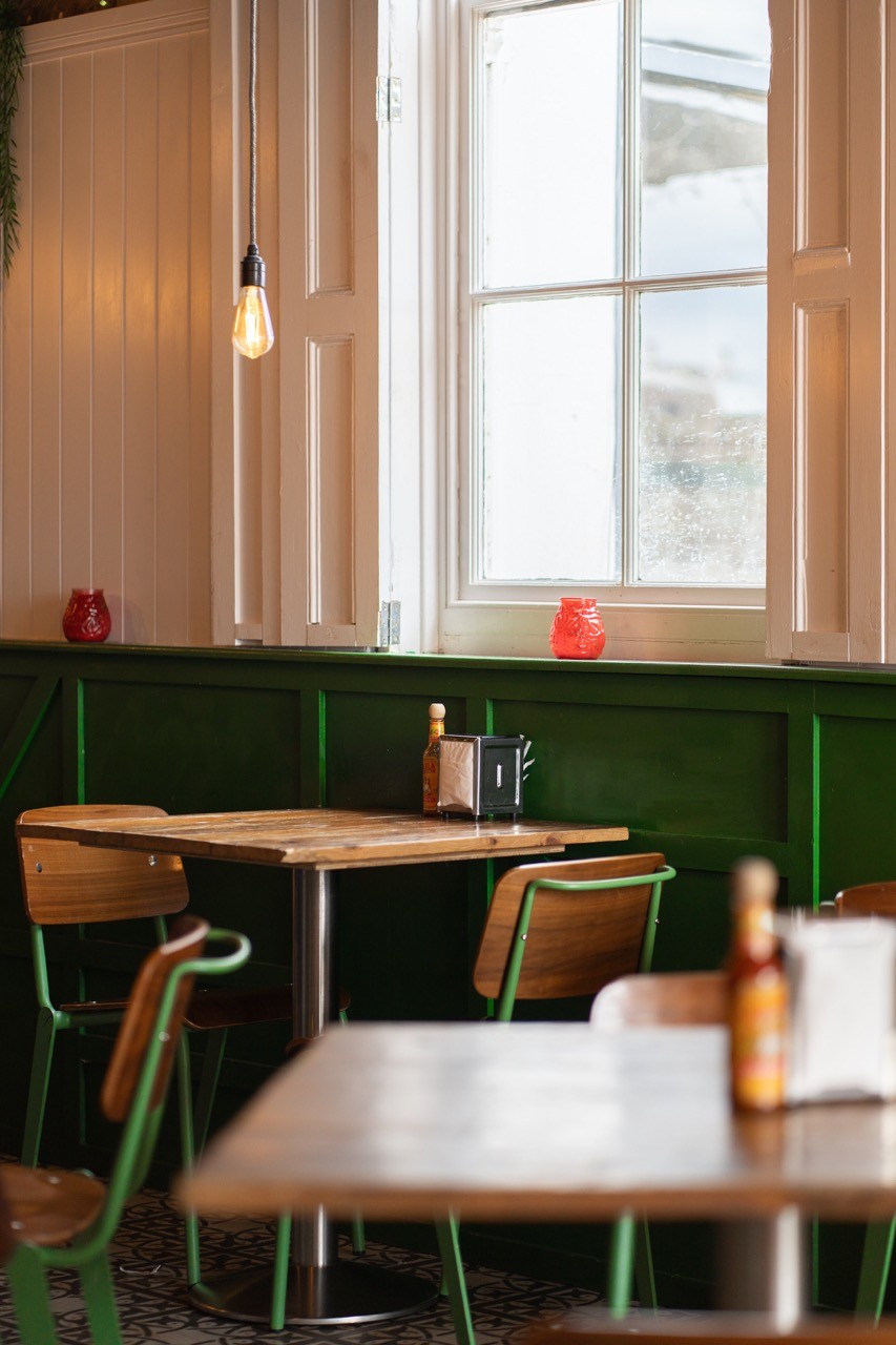 Restaurant Interior at Saltio Mexican Restaurant in Worthing