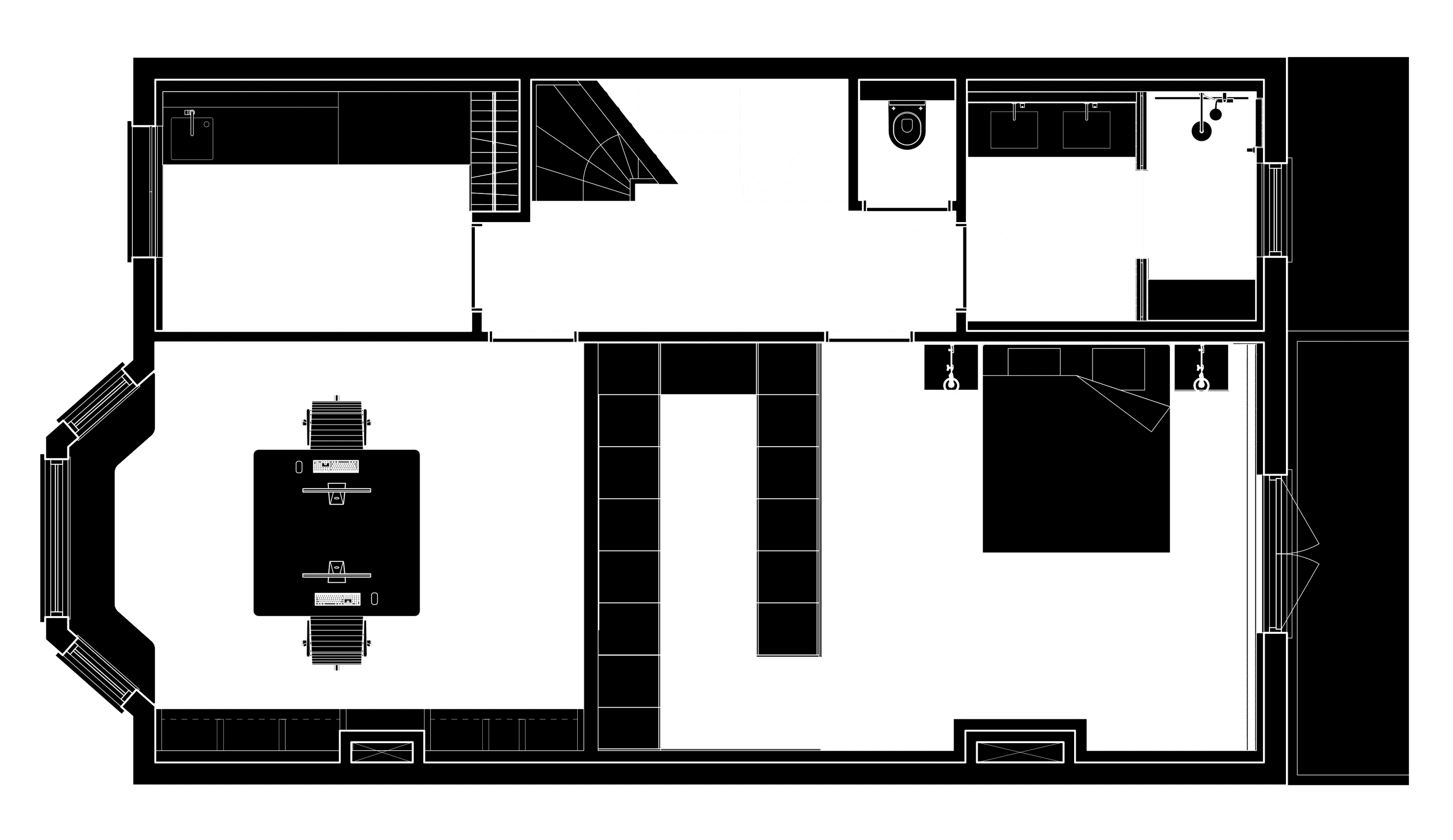 Positive Space, herenhuis - floorplan