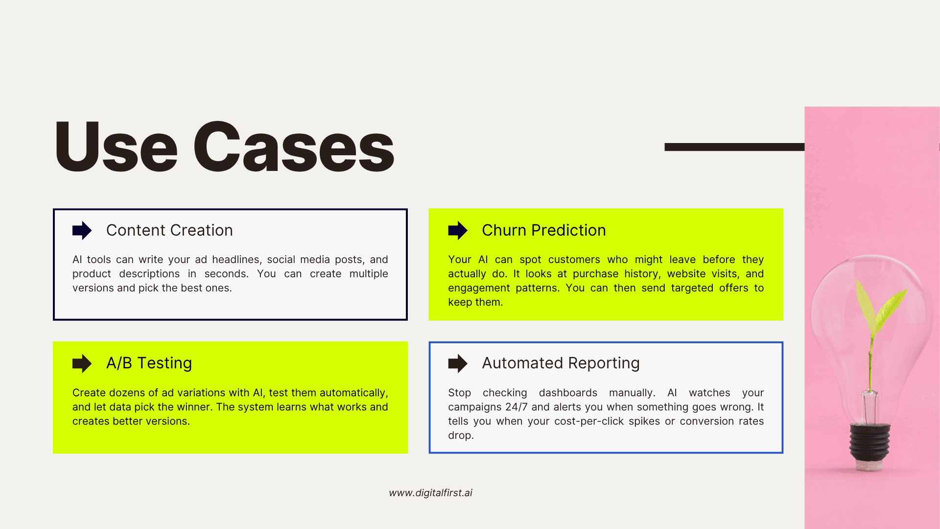Essentail ai marketing use-cases