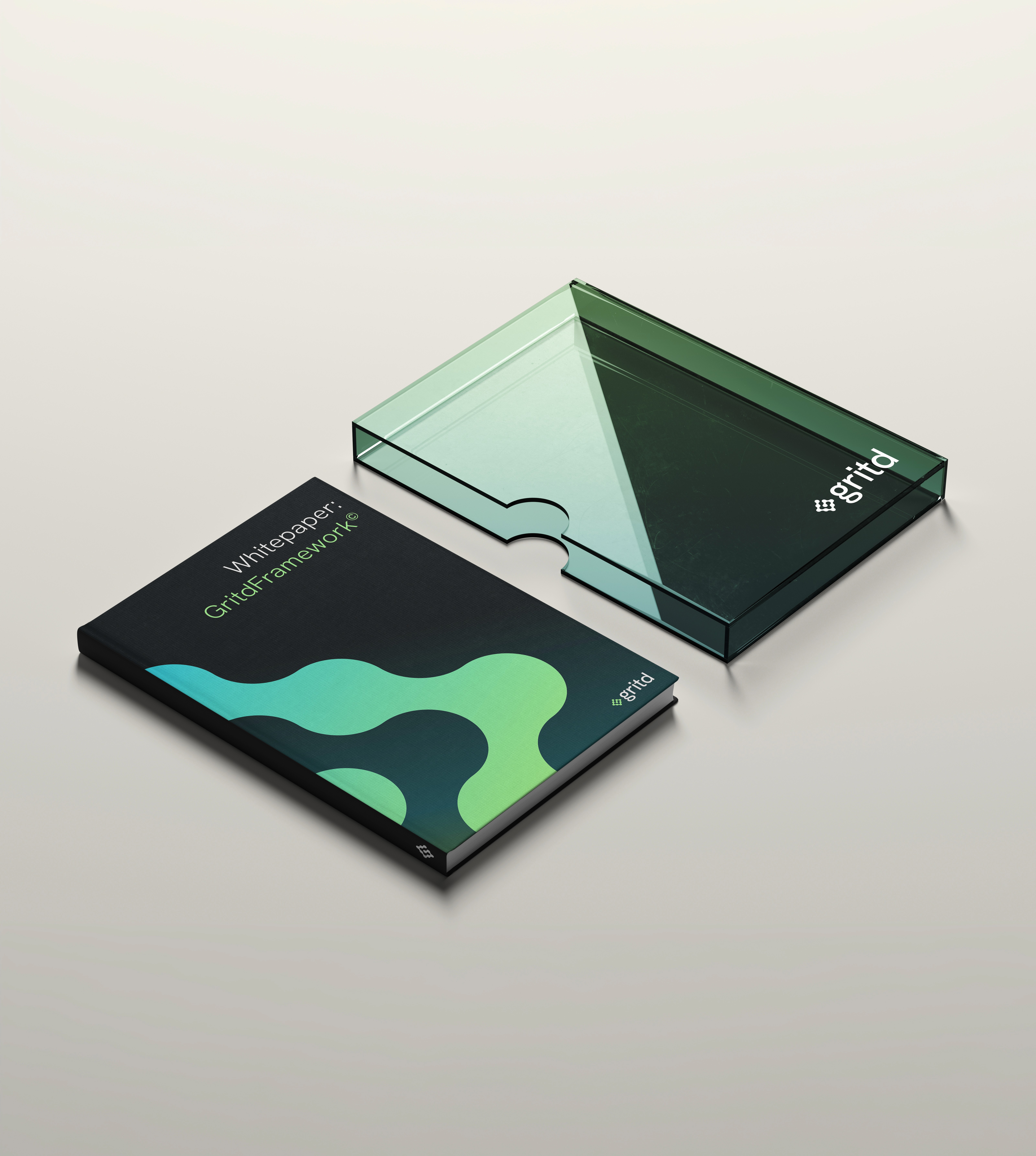 Batch.Works product catalogue book on a work top with a graphic printed image on the front