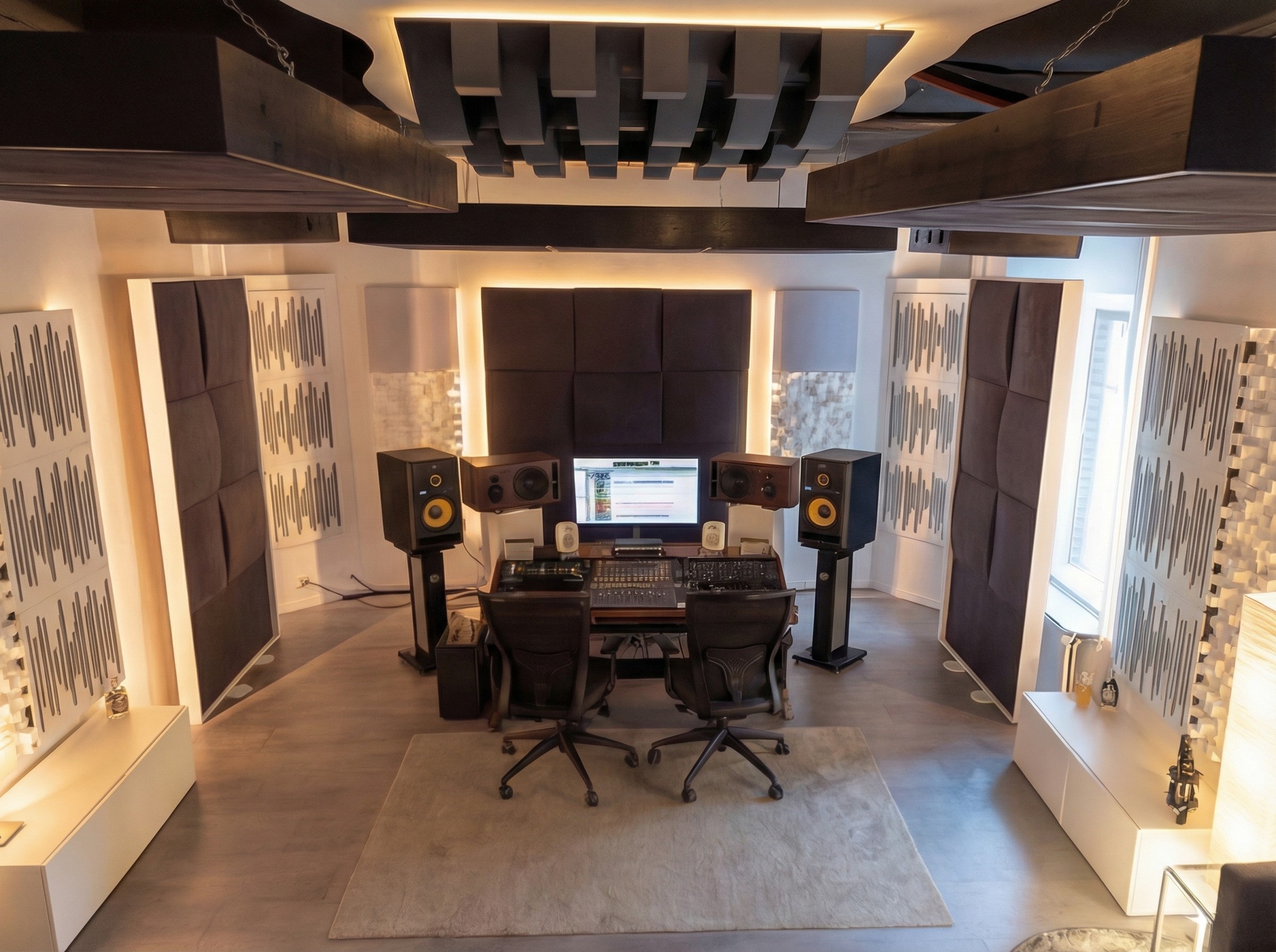 a woman wearing a black coat and a white scarf