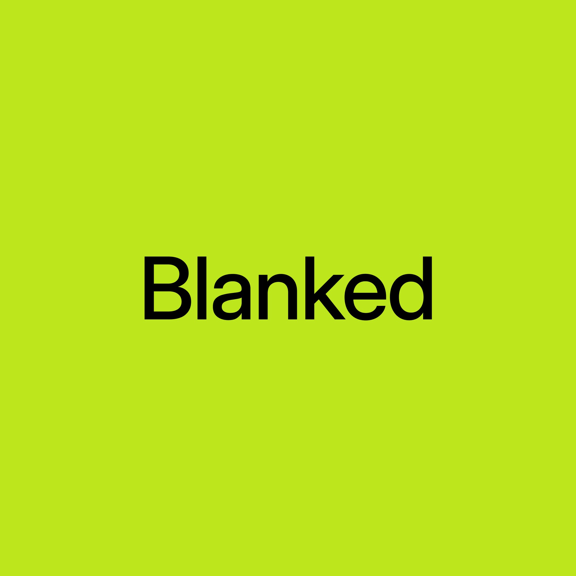 Blanked -Agency framer template logo