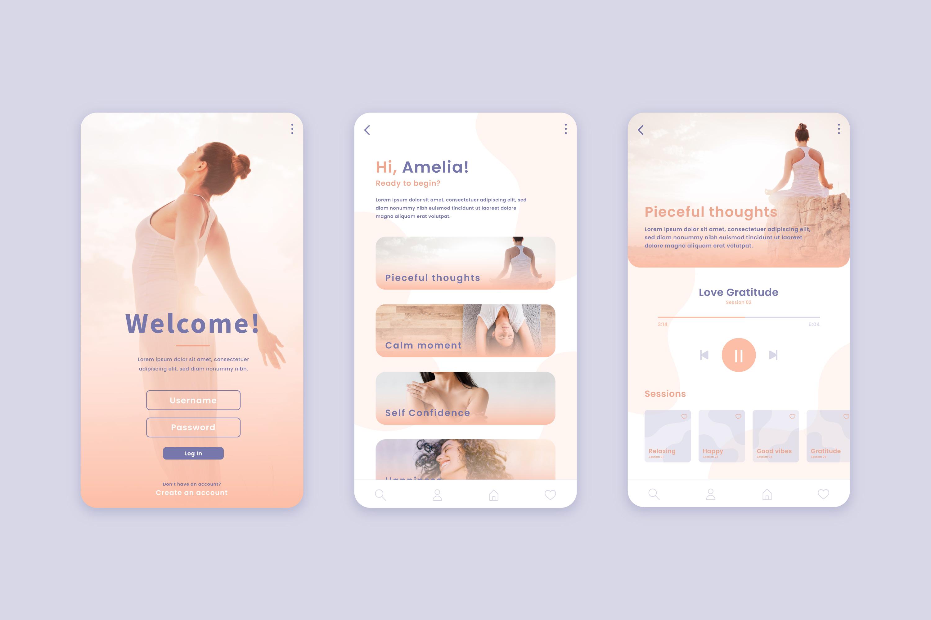 User interface showing good aesthetics and usability.