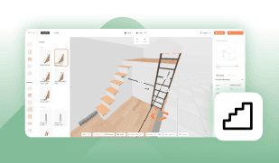 Stairs and Ladders in 3D Tiny House Designer