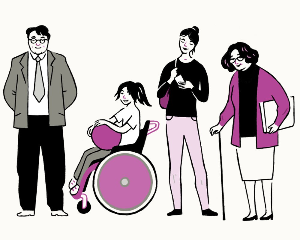 Ausschnitt Illustration mit Katze