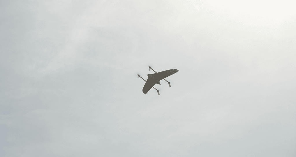 parachute in drone