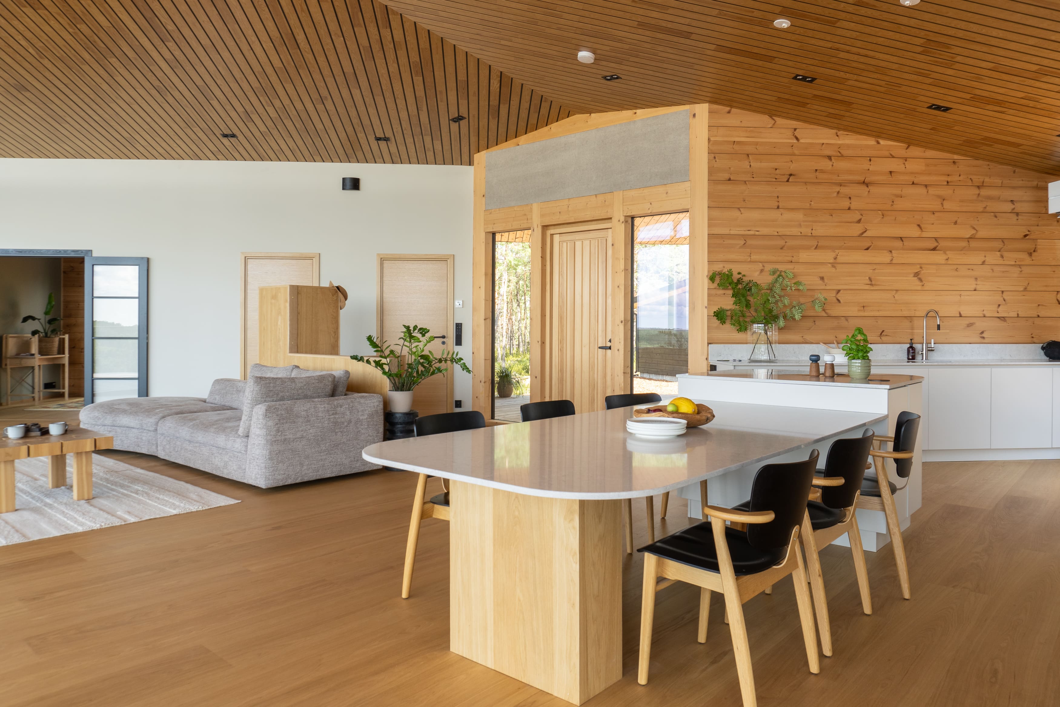 Kitchen/Living room inside of a Villa