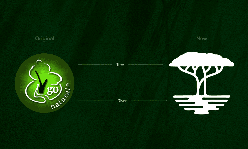 The old versus the new logo.