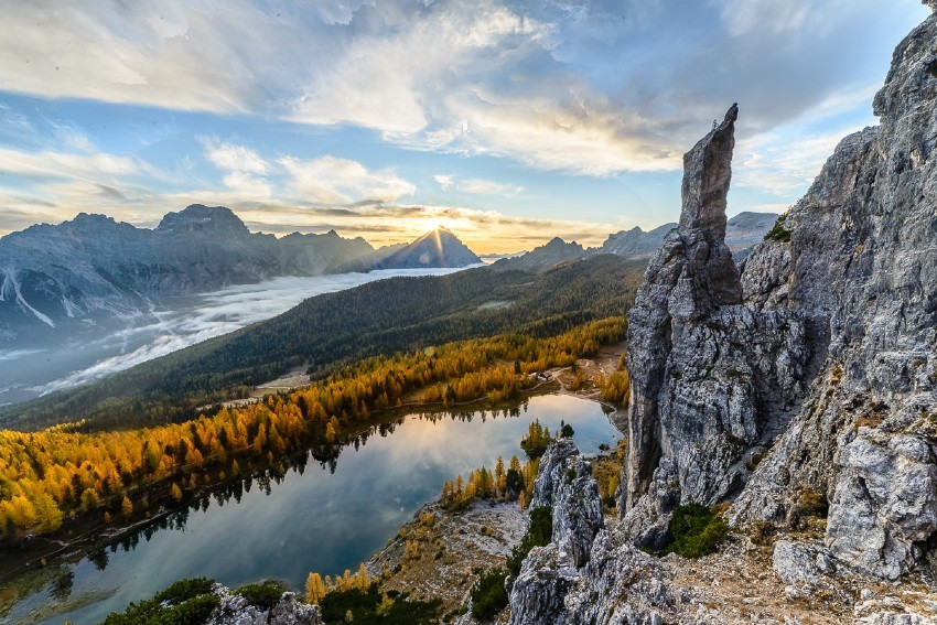 Scenic outdoor routes around Cortina